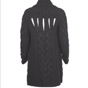 All Saints Jess Cardigan Wool Dark Grey